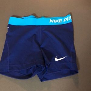Nike pro compression shorts